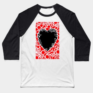 The Black Heart of the Ocean Baseball T-Shirt